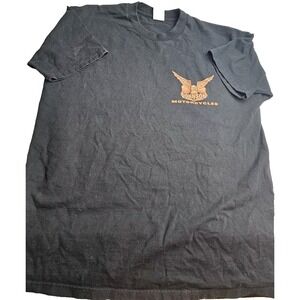 Vintage 90s Big Johnson Motorcycles T Shirt Size XL Fell Off 1998 Tee Biker